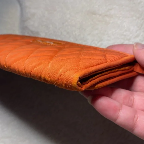 SOLD Hand-Painted Tiger’s Eye Quilted Wallet ‘Staring Contest’ - Picture 8 of 15